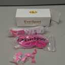 EverSport Kids Swim Goggles, Pack of 2 Swimming Goggles for Children Teens, Anti-Fog Anti-UV Youth Swim Glasses for Age4-16 (Rosered & Pink)