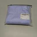 SOLY HUX Girl's V Neck Crochet Short Sleeve Beach Dress Summer Swimsuit Bikini Cover Up (8Y, Solid Light Blue)