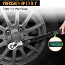 EWK 1/2" Drive Digital Torque Wrench 12.5-250 ft-lbs (17-340 Nm) with Angle, LED Display & Audible Buzzer Alert, Auto and Motorcycle Repairs