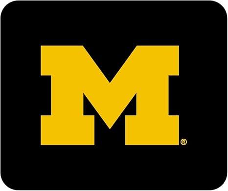 Mouse Pad, Fabric, University of Michigan Standard/Classic Black