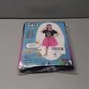 Girls Light-Up 80s Costume Set for Kids - Christmas Dress-Up, Holiday Party Decades Day Rock Star Outfit (Small, Pink)