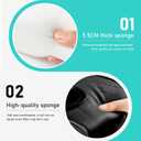 Car Center Console Cover, Microfiber Leather Car Armrest Cover, Multifunctional Armrest Storage Box with 2 Storage Bags, Cup Holders, Tissue Box Slot, Universal for Most Cars (Black)