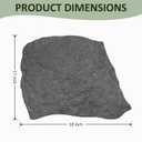 Sekcen 3 Pack Rubber Stepping Stones Outdoor Garden Rubber Pavers Pathway Walkway Paving Stones