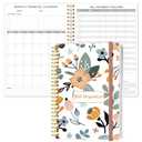 Bill Organizer - Monthly Bill Payment for Personal Budgeting Financial, Payments Checklist Organizer, 5.8" x 8.5", Rose Flower