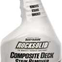 Rust-Oleum 350551 RockSolid Composite Deck Stain Remover, 32 Ounce