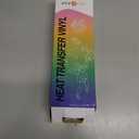 HTVRONT Heat Transfer Vinyl Rolls - 2 Pack 12" x 8ft Black and White HTV Vinyl for Shirts, Iron on Vinyl for All Cutting Machine - Easy to Cut & Weed for Heat Transfer Design (Black and White)