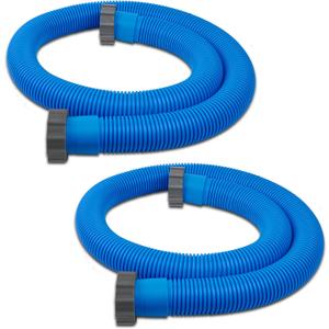 2 Pcs 1.5 Inch Hoses for Above Ground Pools - 1 1/2 Inch Diameter, 59" Long Pump Hose Replacement Filter Accessories