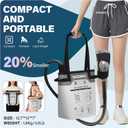 Cold Therapy Machine, Programmable Ice Machine for Knee After Surgery, Portable Knee Replacement Recovery System, Cryotherapy Pain Relief w/Compression Pad