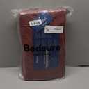 Bedsure Cotton Duvet Cover Queen - 100% Cotton Waffle Weave Maroon Red Duvet Cover Queen Size, PureWoven Breathable Bedding Set for All Season, 3 Pieces, 90"x90"