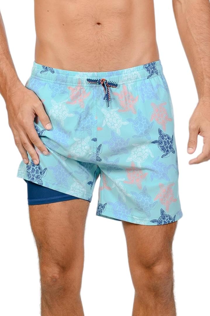 INGEAR Men's Athletic Stretch Workout Shorts Gym Quick Dry Running Trunks Boxer Lining S