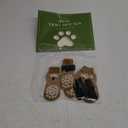 EXPAWLORER Anti Slip Dog Socks to Prevent Licking Paws, Dog Shoes for Hot Pavement, Dog Booties for Small Medium Large Senior Dogs, Traction Control Boots & Paw Protectors for Hardwood Floors (Small (4 Count), Khaki)