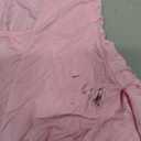 Lightweight Square Neck Crop Tops Long Sleeve Slim Fit Basic Shirts for Women (Pink, L)
