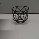 FadimiKoo 4-Light Rustic Style Wood Bathroom Vanity Light Fixtures, Black Bathroom Lighting with Cage Metal Shade, Farmhouse Wall Sconces for Hallway, Bedroom, Dressing Table