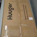 Huuger Folding Desk for Small Spaces, 31.5 Inch Foldable Computer Table, for Home Office, Study, Bedroom, Dorm, Space Saving, Small Writing Work Office Computer Desk, Easy to Fold, Rustic Brown