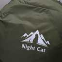 Night Cat Pop-up Camping Tent: 2 Person Tent Waterproof Instant Easy Setup Family Tent (2 Persons (9.5x6.6x4 ft), Dark Green)