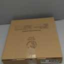 12"x12" Clear Acrylic Serving Tray with Golden Handles, Sturdy Huge Capacity Acrylic Trays for Coffee, Juice, Kitchen and Desk Organizer, Storage Tray (12"x12")