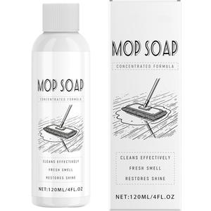 Mteawl Mop Soap for Floor Cleaning, 120ml Scented Mop Cleaner Soap, Scented Mop Soap Household Supplies Cleaner for Home, Kitchen, Floor