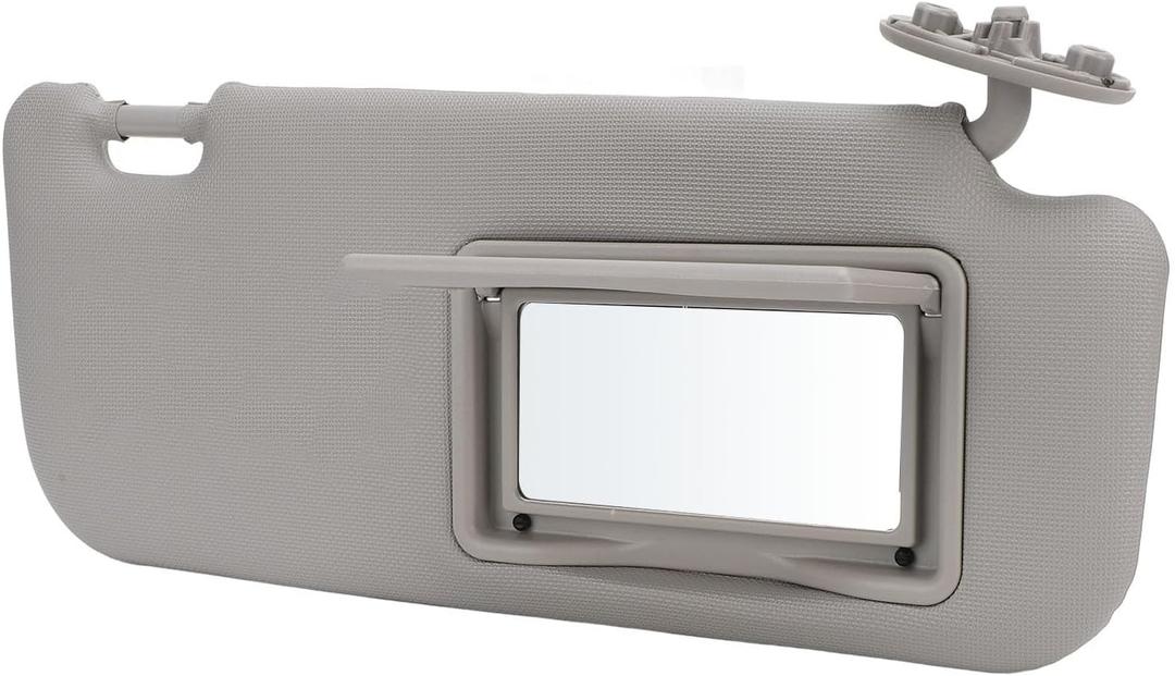 Front Right Passenger Side Sun Visor, Gray Right Passenger Side Interior Sun Visor Sunshade, 74310 02G40 B0, 7431002G40B0, Sunvisor Replacement, Easy to Install