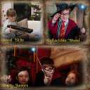 Light Up Magic Wizard Wand with White Lighting Rechargeable Illuminating Witch Sorcerer Wand for Kids Cosplay Collection, Intuition