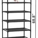FIDUCIAL HOME 10 Tiers Shoe Rack 20-25 Pairs Sturdy Shoe Shelf