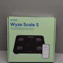 Wyze Scale S, Scale for Body Weight, FSA HSA Eligible, Digital Bathroom Scale for Body Fat, BMI, Muscle, Heart Rate, Body Composition Analyzer with App, Batteries Included, Bluetooth, 400 lb, Black