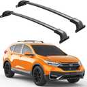 All-Metal Aluminum Roof Rack Cross Bars Compatible with Honda CRV CR-V 2017-2022 with Flush Side Rails, 300lbs Heavy Duty Crossbar Luggage Racks Roof Rails Rooftop Carrier Cargo Black
