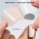 Heel Grips Liner Cushions Inserts for Loose Shoes - 2 Pairs Heel Pads Snugs for Shoe Too Big Men Women Heel Blister Protectors Filler Improved Shoe Fit and Comfort Stop Heel Slip and Blister