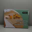 Acrylic Cutting Board with Counter Lip,23''x17"Large Clear Cutting Board for Kitchen Countertop,Non-Slip,60% Thicker,Perfect for Bread,Meat,Veggies & More,Great Kitchen Essential Gadgets & Decor