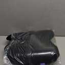 C CUSHION LAB Extra Dense Lumbar Pillow - Patented Ergonomic Multi-Region Firm Back Support for Lower Back Pain Relief - Lumbar Support Cushion with Strap for Office Chair, Car, Sofa, Plane - Black