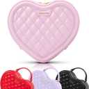 Women's Heart Shaped Purse, Designer Crossbody Handbag, Valentine's, Birthday, Wedding Gift Ideas for Her