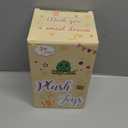 Hopearl Easter LED Plush Duck Light up Stuffed Duckling Farm Animal Floppy Night Lights Glow in The Dark Birthday Gifts for Kids Toddler Girls, White, 12''