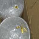 100 Pack 12 OZ Clear Plastic Cups, Cold Party Drinking Cups, Clear Disposable Cups Fruit/Ice Cream/Cupcake/Iced Cold Drinks