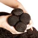 Leruikair Human Hair Bundles 26 28 30 Inch Kinky Yaki Wave Human Hair Bundles Chocolate Brown Color 4 Unprocessed Brazilian Soft Quick Weave Hair for Black Women