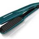 Ceramic Hair Crimper Iron 39mm for Volumizing Fluffy Hairstyle, Corrugation Crimper Hair Iron, Anti Static Ceramic Hair Crimping Iron Adjust Temperature (Turquoise)