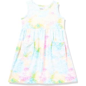 Flap Happy Girls' UPF 50+ Dahlia Sleeveless Dress W/Pockets (2T, Hibiscus Blooms, Size 2) Flap Happy Girls' UPF 50+ Dahlia Sleeveless Dress W/Pockets (2T, Hibiscus Blooms, Size 2)