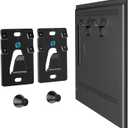 Supcline No Stud TV Wall Mount for Most 26-100 inch TVs Up to 200lbs, Drywall No Drill TV Mount, 1.18'' Low Profile Studless Wall Mount tv Bracket, Easy Install