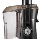 Hamilton Beach Juicer Machine, Big Mouth 3 Feed Chute for Whole Fruits and Vegetables, Easy to Clean, Centrifugal Extractor, Vegetable & Fruit Juicer, BPA Free, 800W Motor, Black