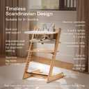 Stokke Tripp Trapp High Chair + Newborn Set, Natural Nordic Grey