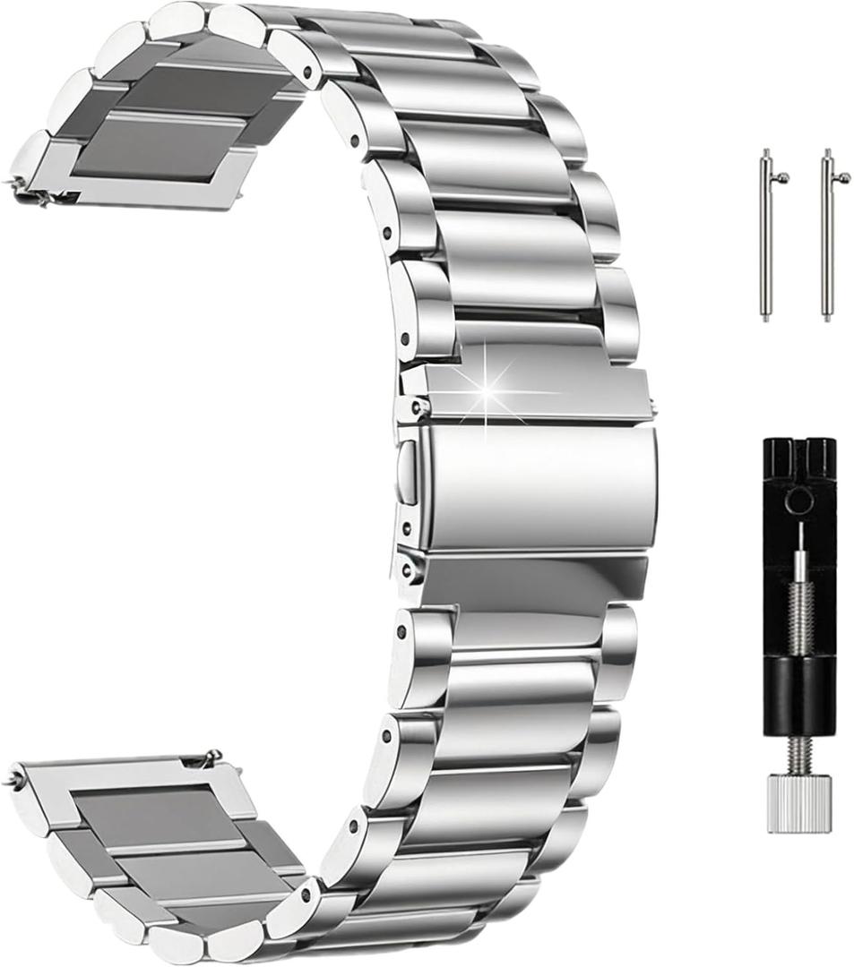 2025 Universal Titanium alloy Watch Band 16/18/20/22mm Metal Watchband Quick Release Strap Watch Band Titanium Bands Compatible for Men Women