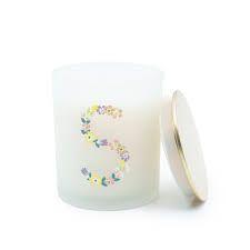 Holiday Home 8 Ounce Monogram Candle T, 1 ct 