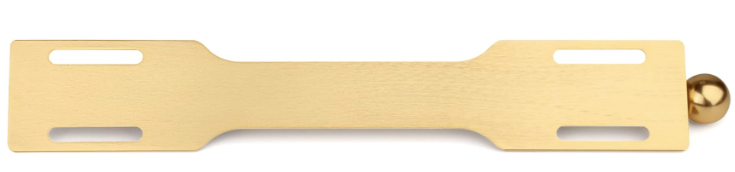 Valet Rod for Closet Pull Out, Rod for Bedroom Laundry Room Bathroom (1 Pack, 1 Pack - Gold)