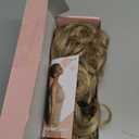 SEIKEA Ponytail Extension, 24" Fluffy Long Wavy Curly Claw Clip Hair Extensions Ponytail Multi-layered Clip in Fake Pony Tails Natural Soft Synthetic Hairpiece Ash Blonde with Highlights
