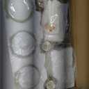 4-Light Bathroom Light Fixtures, Brushed Gold Modern Vanity Lights Over Mirror with Clear Glass Shade, Bathroom Wall Lamp for Mirror Kitchen Living Room Hallway Cabinet Porch Bedroom Reading room