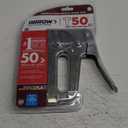 Arrow T50 Heavy Duty Staple Gun for Upholstery, Wood, Crafts, DIY and Professional Uses, Manual Stapler Uses 1/4, 5/16, 3/8", 1/2", or 9/16 Staples