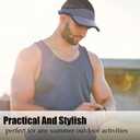 Women Sun Sport Visor Hats for Running,Tennis,Golf - Adjustable & Lightweight (V206-yellow)