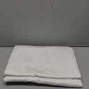 FAUNNA 100% Cotton Duvet Cover, Hypoallergenic Bed Bug Proof White Minimalist Comforter Cover Zipper-Featuring Antimicrobial Product Protection for Enhanced Freshness Duvet Protector (Queen)