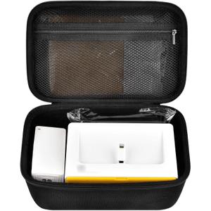 ALKOO Case for KODAK Dock Plus 4PASS Instant Photo Printer (4x6 inches), Storage Holder for Cartridge Refill & Photo Paper/Charger Accessories - Box Only (Black)