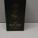 WOKEISE Light Up Rose Butterfly in Glass Dome, Mothers Day Rose Gifts for Mom, Birthday Anniversary Flower Lighted Roses Gifts for Women, Wife, Grandma, Girlfriend, Girls, Sister-Blue