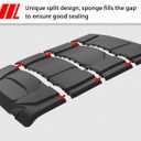 SAUTVS Sport Roof Top for Can Am Defender MAX, Dustproof Hard Coat Poly 4-piece Combination Roof for Can Am Defender MAX HD7 HD8 HD9 HD10 HD11 2016-2026 Accessories(Replace #715003038)