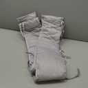 Macardac 4 in 1 Crib Rail Covers for Teething,Soft Breathable 100% Cotton Cover,Crib Rail Guard, AntiCollision Strip Corner Cover, Crib Teething Cover, Rail Edge Protector Strip, 4 Pcs, Grey